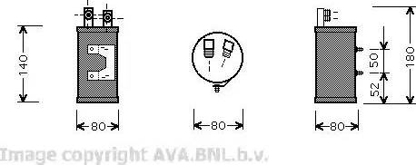 Ava Quality Cooling VW D065 - Kuivain, ilmastointilaite inparts.fi