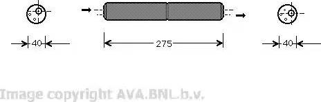 Ava Quality Cooling VW D021 - Kuivain, ilmastointilaite inparts.fi