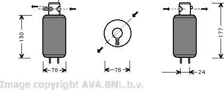 Ava Quality Cooling VW D165 - Kuivain, ilmastointilaite inparts.fi