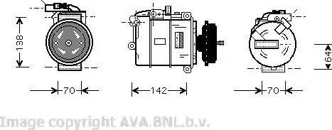 Ava Quality Cooling VWK087 - Kompressori, ilmastointilaite inparts.fi