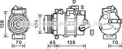 Ava Quality Cooling VWK384 - Kompressori, ilmastointilaite inparts.fi