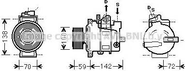 Ava Quality Cooling VWK380 - Kompressori, ilmastointilaite inparts.fi