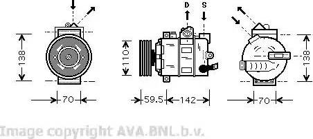 Ava Quality Cooling VWK258 - Kompressori, ilmastointilaite inparts.fi