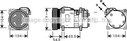 Ava Quality Cooling VW K281 - Kompressori, ilmastointilaite inparts.fi