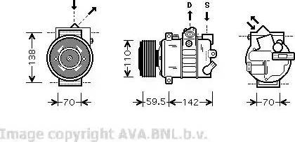 Ava Quality Cooling VWK220 - Kompressori, ilmastointilaite inparts.fi