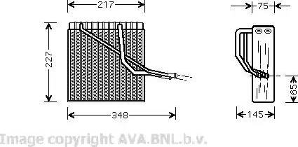 Ava Quality Cooling VW V055 - Höyrystin, ilmastointilaite inparts.fi