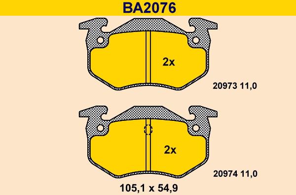 Barum BA2076 - Jarrupala, levyjarru inparts.fi