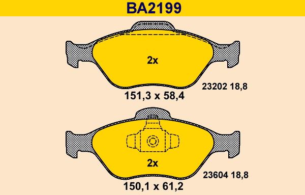 Barum BA2199 - Jarrupala, levyjarru inparts.fi