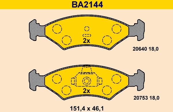 Barum BA2144 - Jarrupala, levyjarru inparts.fi