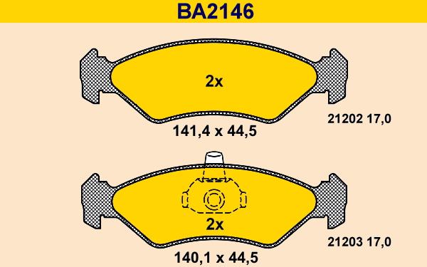 Barum BA2146 - Jarrupala, levyjarru inparts.fi