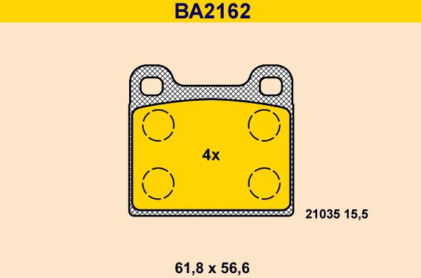 Barum BA2162 - Jarrupala, levyjarru inparts.fi