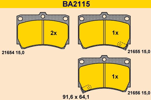 Barum BA2115 - Jarrupala, levyjarru inparts.fi