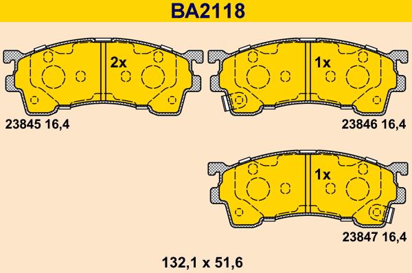 Barum BA2118 - Jarrupala, levyjarru inparts.fi