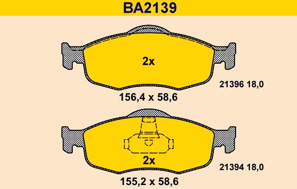 Barum BA2139 - Jarrupala, levyjarru inparts.fi