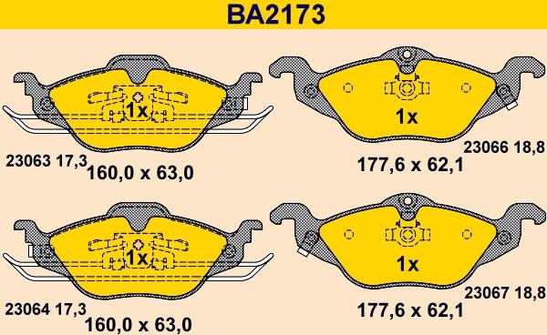 Barum BA2173 - Jarrupala, levyjarru inparts.fi