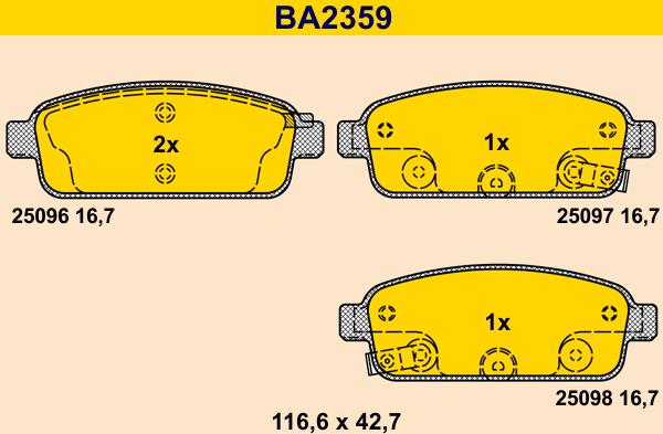 Barum BA2359 - Jarrupala, levyjarru inparts.fi