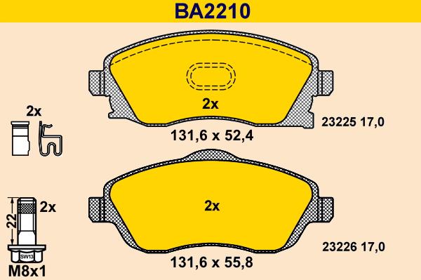 Barum BA2210 - Jarrupala, levyjarru inparts.fi