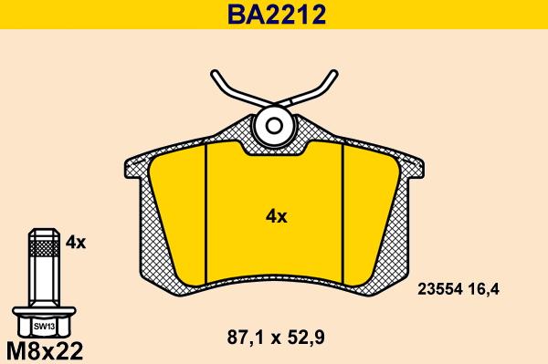 Barum BA2212 - Jarrupala, levyjarru inparts.fi