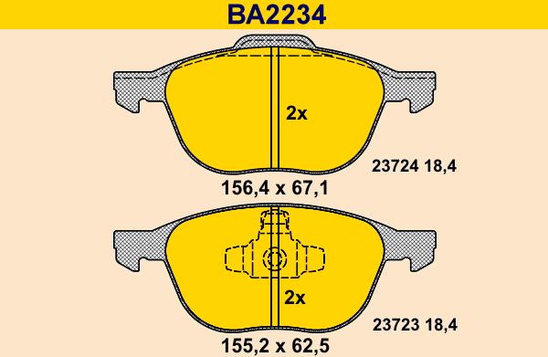 Barum BA2234 - Jarrupala, levyjarru inparts.fi