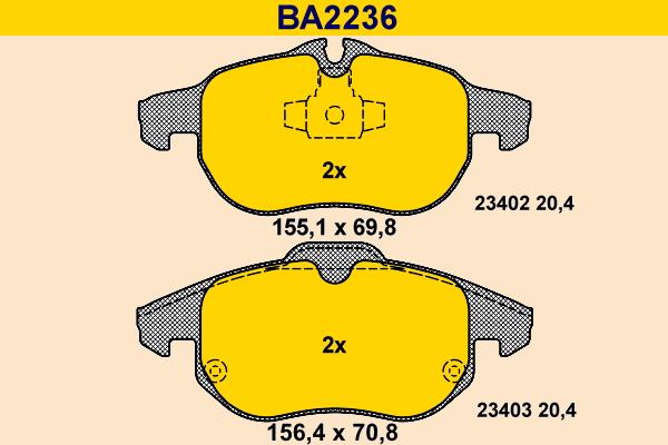 Barum BA2236 - Jarrupala, levyjarru inparts.fi