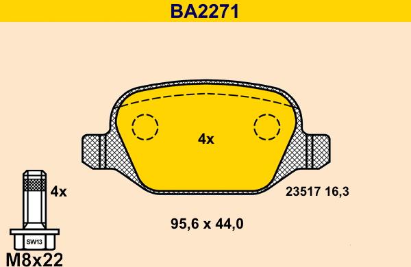 Barum BA2271 - Jarrupala, levyjarru inparts.fi