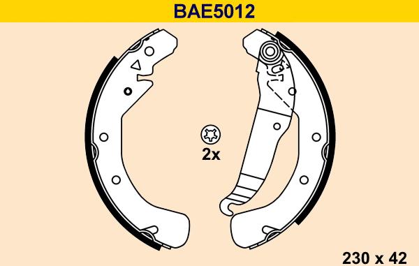 Barum BAE5012 - Jarrukenkäsarja inparts.fi