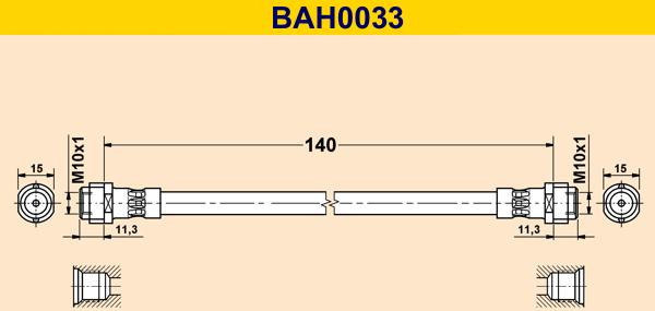 Barum BAH0033 - Jarruletku inparts.fi