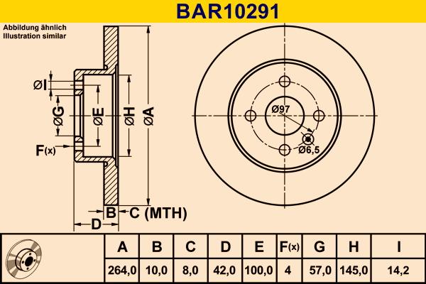 Barum BAR10291 - Jarrulevy inparts.fi