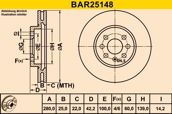 Barum BAR25148 - Jarrulevy inparts.fi