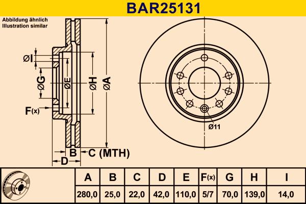 Barum BAR25131 - Jarrulevy inparts.fi