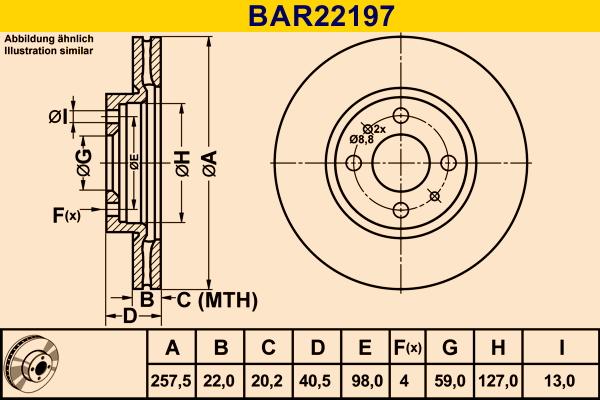 Barum BAR22197 - Jarrulevy inparts.fi