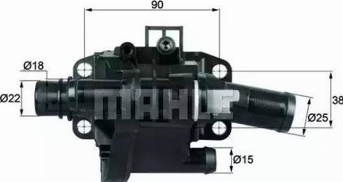 BEHR TH 41 83 - Termostaatti, jäähdytysneste inparts.fi