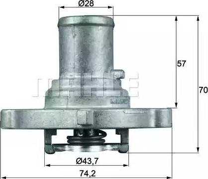 BEHR TI 122 87D - Termostaatti, jäähdytysneste inparts.fi