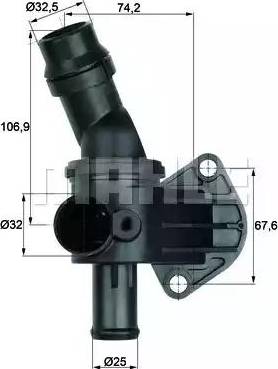 BEHR TI 8 87 - Termostaatti, jäähdytysneste inparts.fi