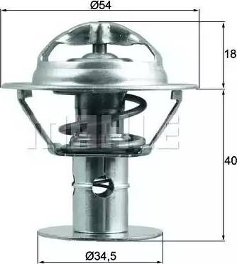 BEHR TX 180 86D - Termostaatti, jäähdytysneste inparts.fi