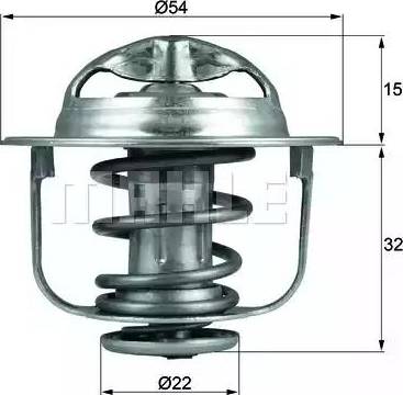 BEHR TX 120 89D - Termostaatti, jäähdytysneste inparts.fi