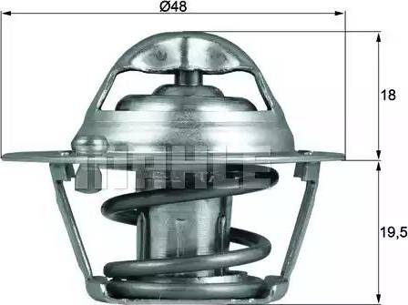 BEHR TX 121 74D - Termostaatti, jäähdytysneste inparts.fi