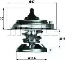 BEHR TX 29 85D - Termostaatti, jäähdytysneste inparts.fi