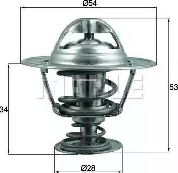 BEHR TX 203 88D - Termostaatti, jäähdytysneste inparts.fi