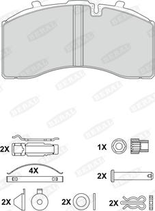 Knorr Bremse K 013 745 - Jarrupala, levyjarru inparts.fi