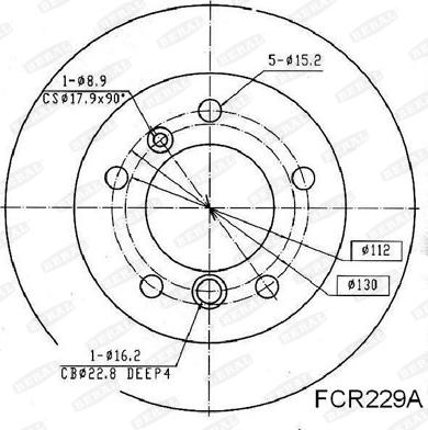 Beral BCR229A - Jarrulevy inparts.fi