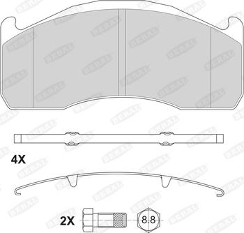 Beral BCV29151TK - Jarrupala, levyjarru inparts.fi