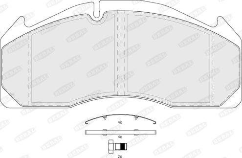 Beral BCV29125TK - Jarrupala, levyjarru inparts.fi