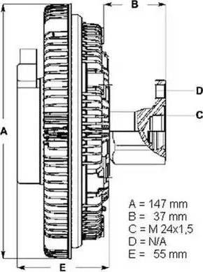 BorgWarner (BERU) LK002 - Kytkin, jäähdytystuuletin inparts.fi