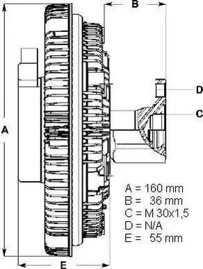 BorgWarner (BERU) LK039 - Kytkin, jäähdytystuuletin inparts.fi