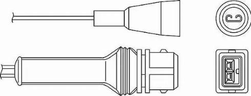 BorgWarner (BERU) OZH044 - Lambdatunnistin inparts.fi