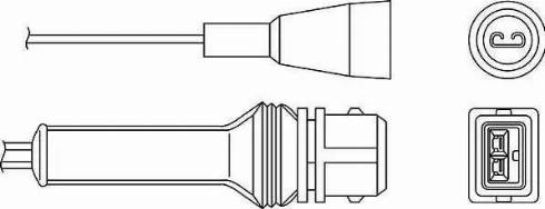 BorgWarner (BERU) OZH046 - Lambdatunnistin inparts.fi