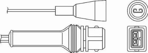 BorgWarner (BERU) OZH027 - Lambdatunnistin inparts.fi