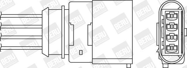 BERU by DRiV OZH182 - Lambdatunnistin inparts.fi