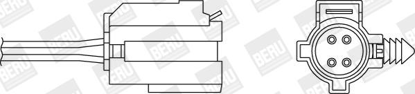 BERU by DRiV OPH030 - Lambdatunnistin inparts.fi